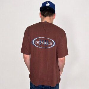 Y2K Pacific Beach California Travel Tourist Unisex T-Shirt XL
